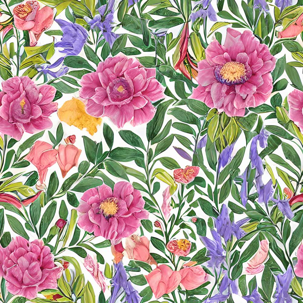 Carta da parati "Giardino in Fiore" - immagine 2