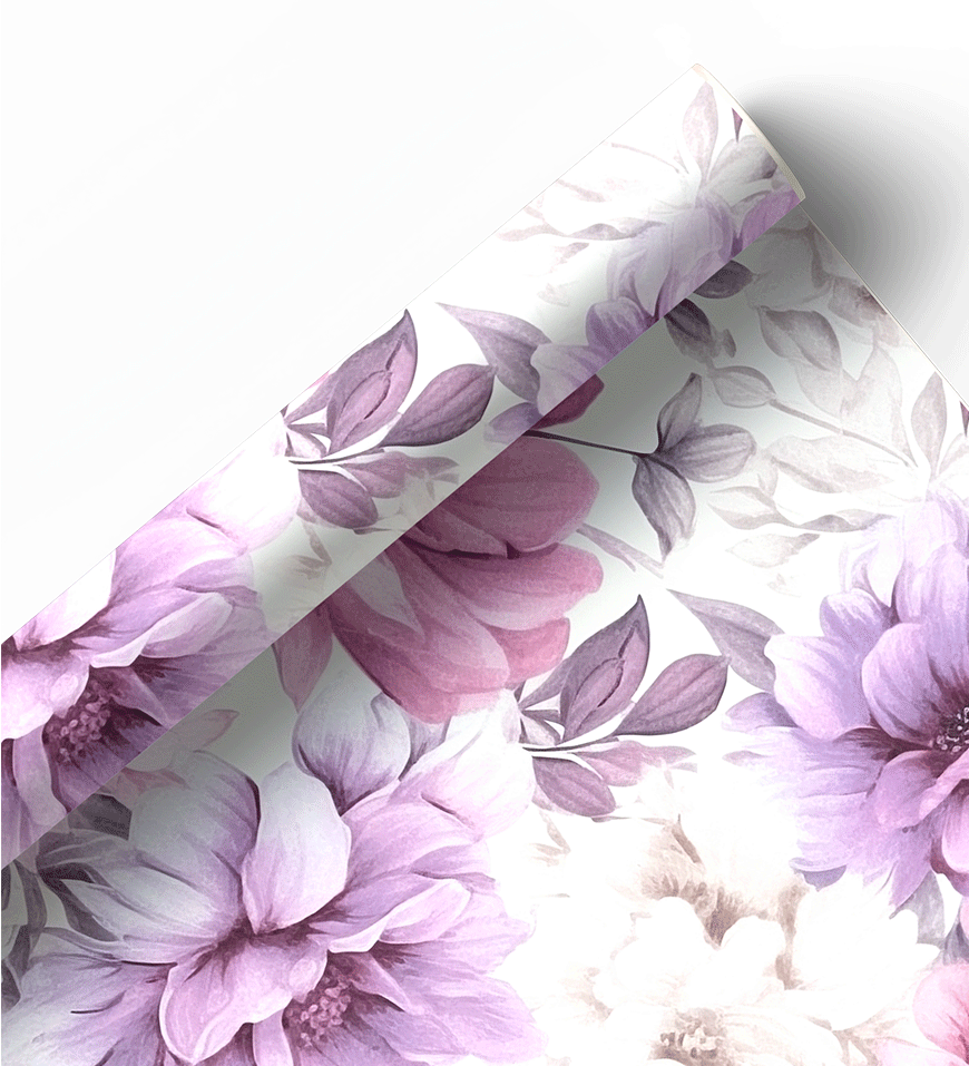Carta da parati "Viola in Fiore" - immagine 3