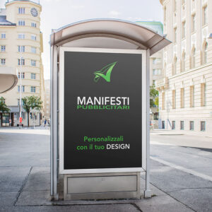 manifesti pubblicitari personalizzati carta blueback 120g stampa hd