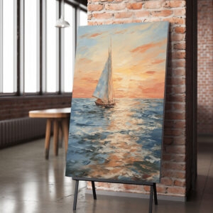 Tramonto in Vela
