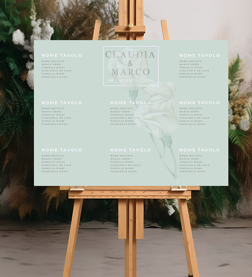 Tableau Mariage "Sussurri Di Fiori"