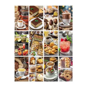 calendario dolci momenti mensile 12 fogli carta patinata testata termosaldata personalizzabile