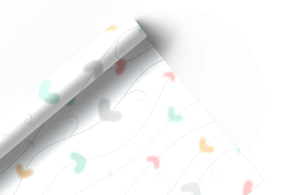Carta da parati "Cuori in Fiore" - immagine 3