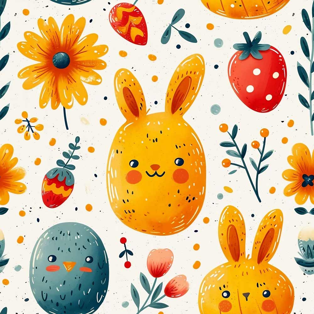 Carta da parati "Primavera Felice" - immagine 2