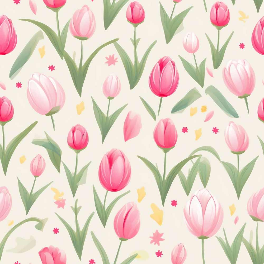 Carta da parati "Giardino di Tulipani" - immagine 2
