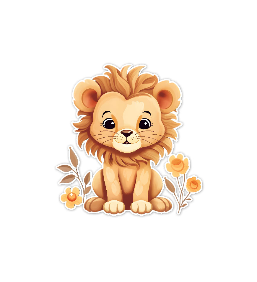 WallSticker Cucciolo di Leone - immagine 2