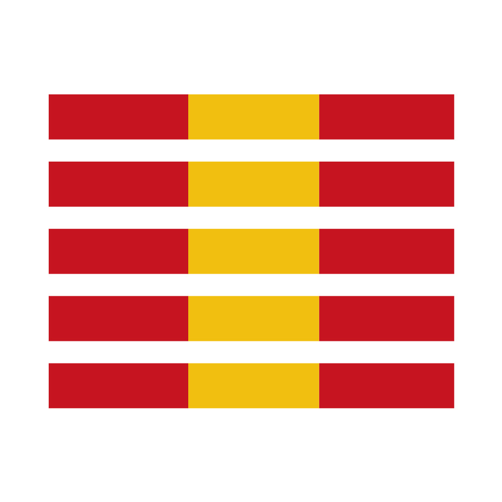 Adesivi Bandiera Spagna in Vinile - immagine 2