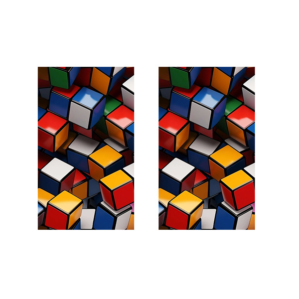 Coppia di adesivi per montanti auto - Data Blocks - immagine 2