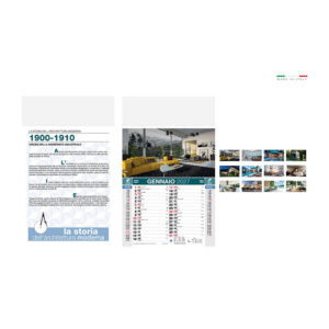 calendario home design mensile 12 fogli carta patinata testata termosaldata personalizzabile