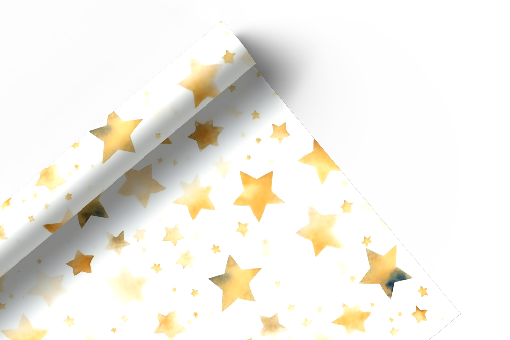 Carta da parati "Notte Stellata Dorata" - immagine 3