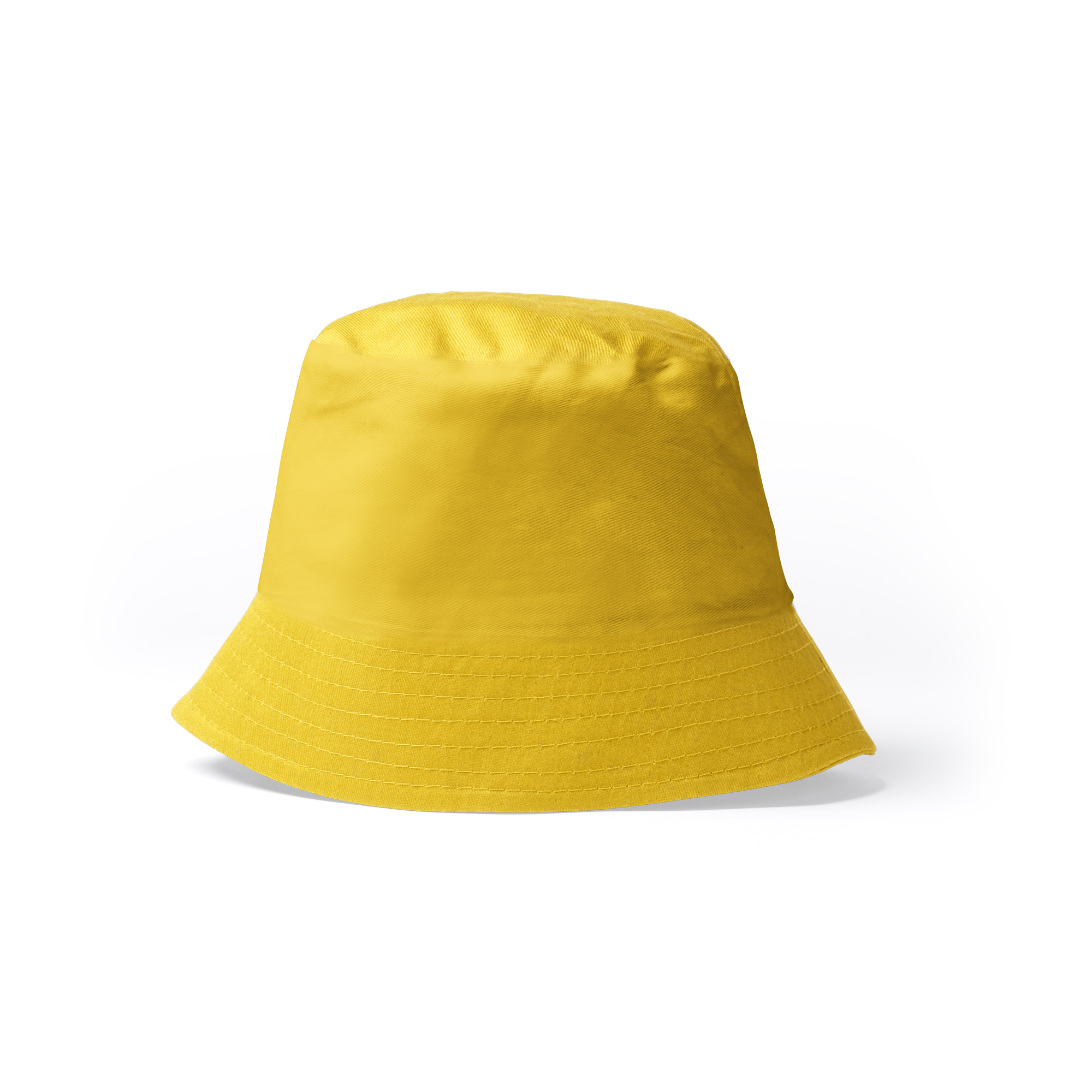 Cappello stile bob giallo in cotone 100% personalizzabile modello pescatore