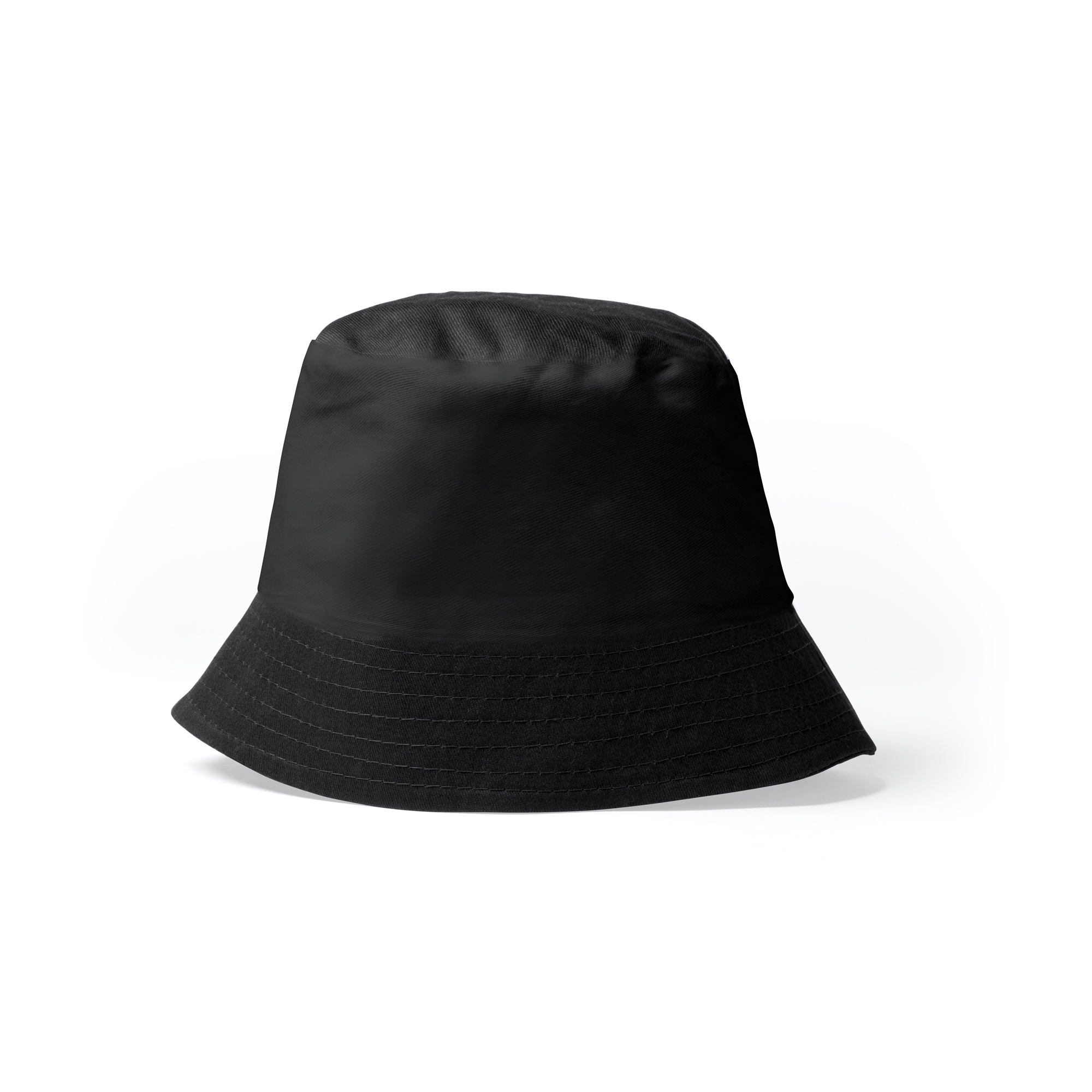 Cappello stile bob nero in cotone 100% personalizzabile modello pescatore
