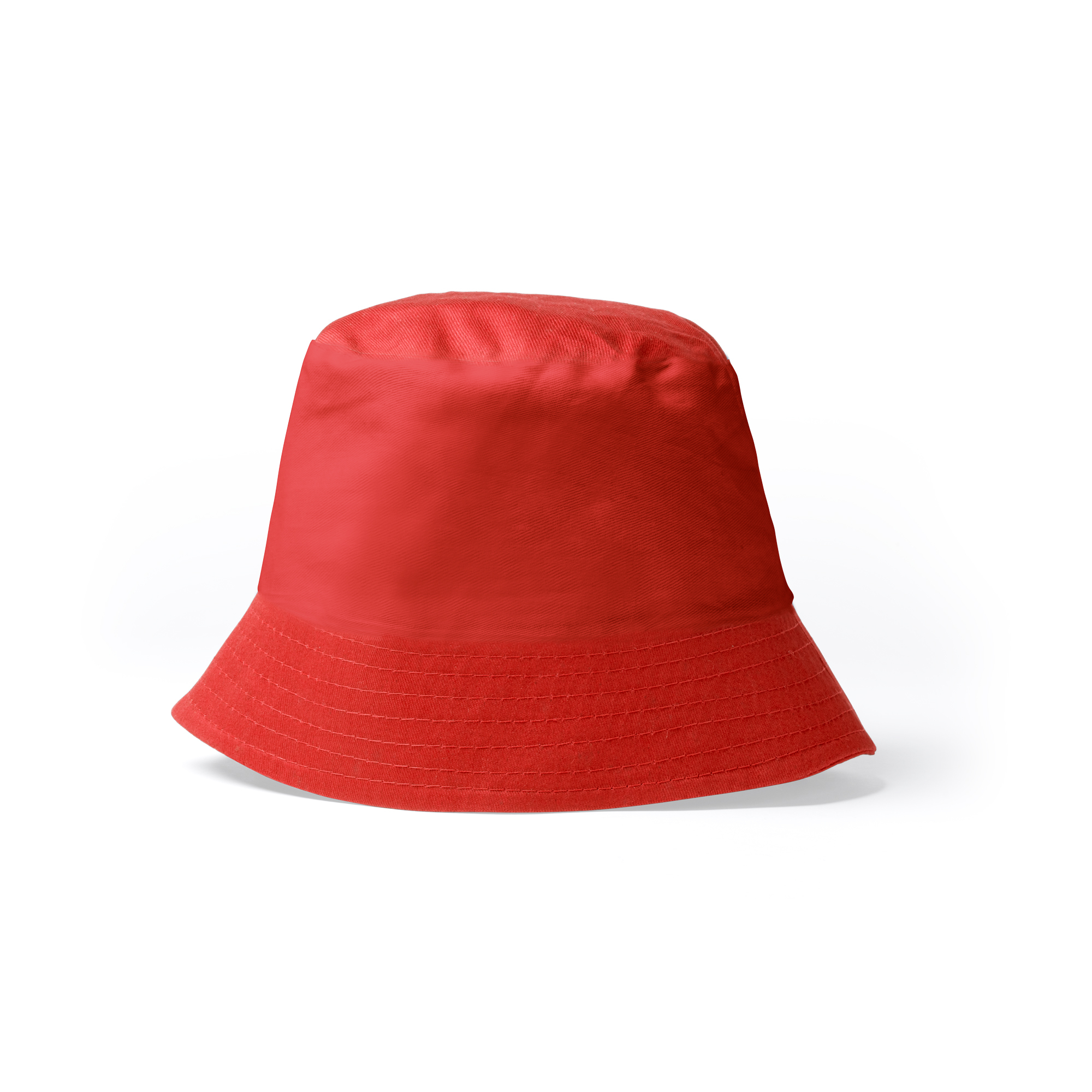 Cappello stile bob rosso in cotone 100% personalizzabile modello pescatore
