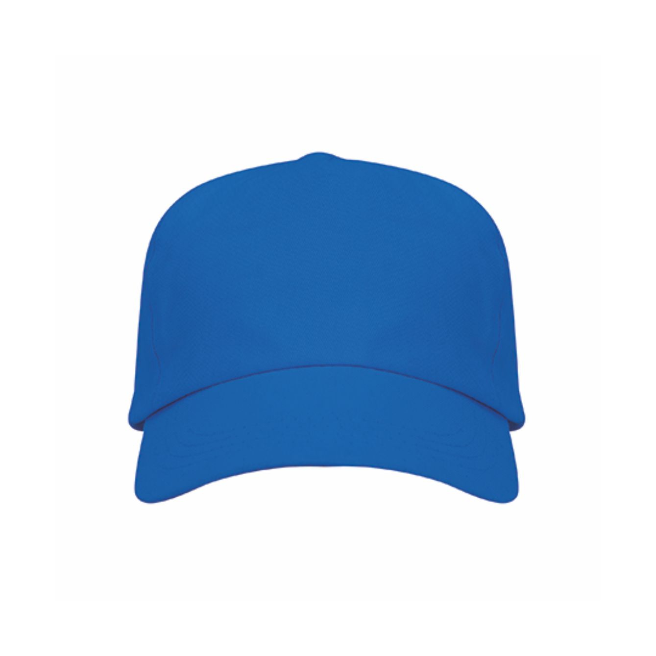 Cappello bambino golf blu personalizzabile a 5 pannelli in cotone con chiusura in velcro