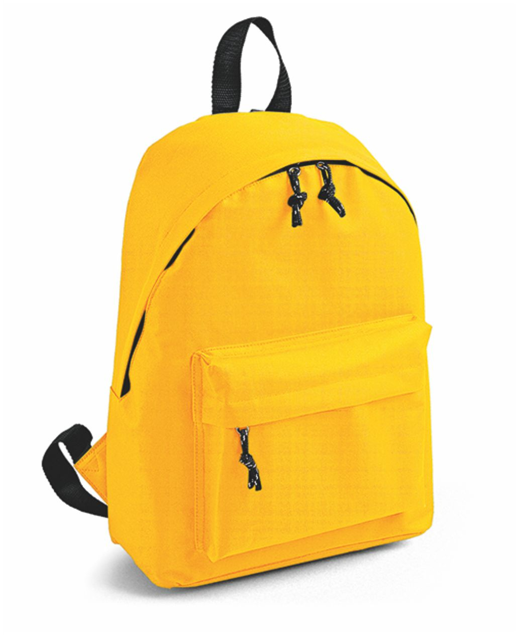 Zaino personalizzabile Kaleido giallo in poliestere 600D con tasca frontale a zip
