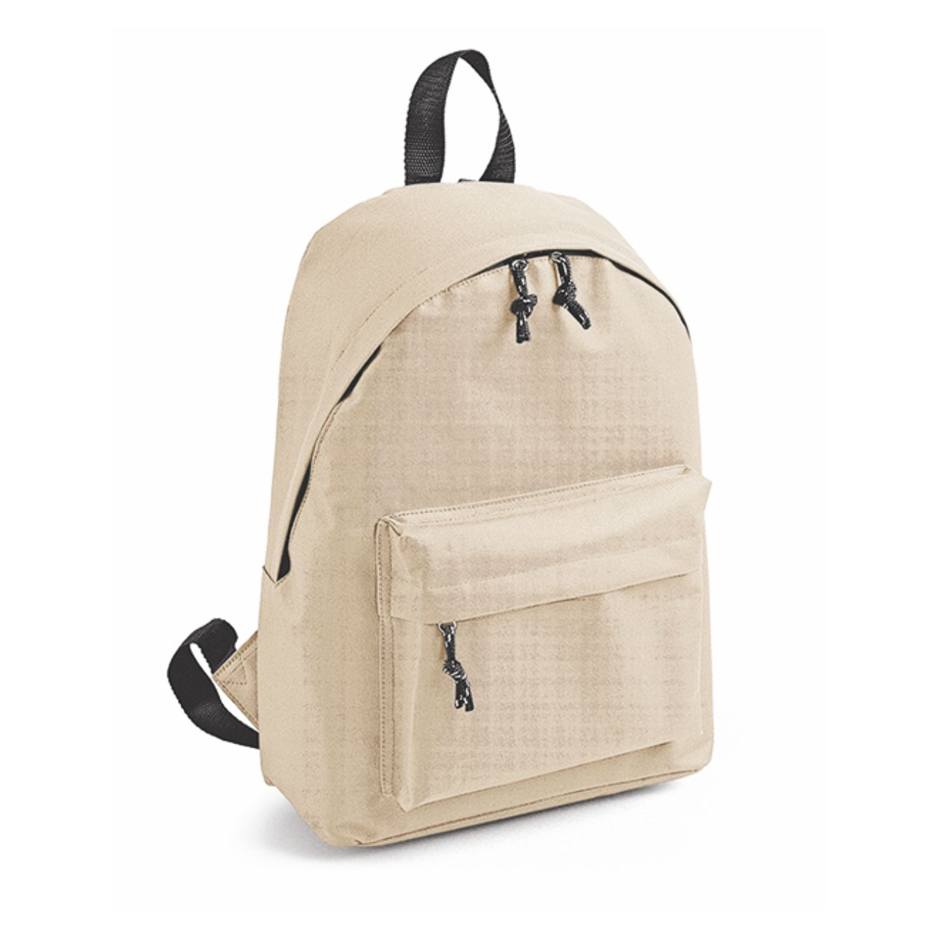 Zaino personalizzabile Kaleido natural in poliestere 600D con tasca frontale a zip