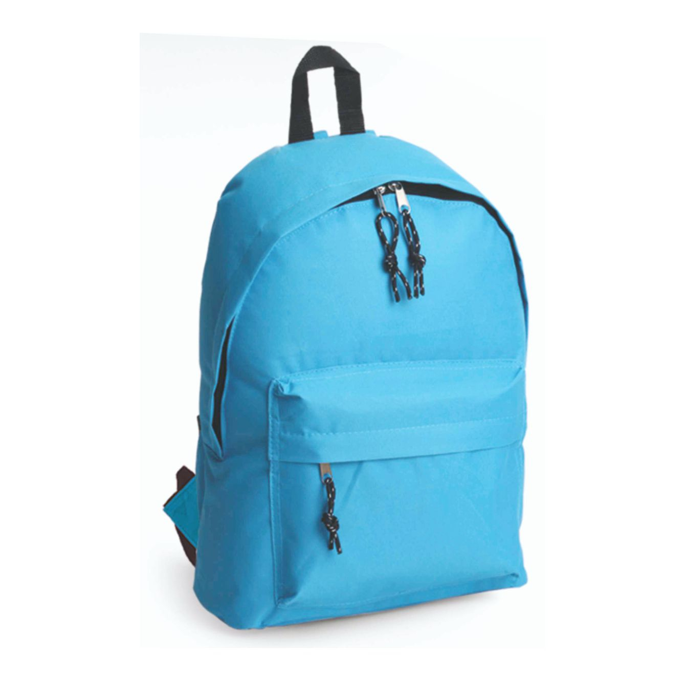 Zaino personalizzabile Kaleido blu sky in poliestere 600D con tasca frontale a zip