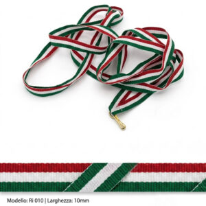 nastro tricolore per medaglie modello ri 010 larghezza 10mm
