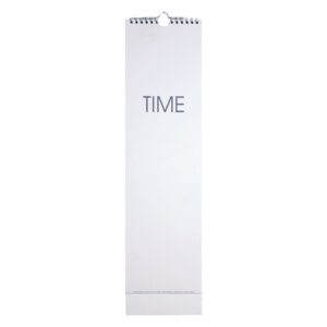 fronte calendario con spirale time white mensile 13 fogli con stampa hd