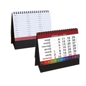calendario da tavolo personalizzato desk 13 fogli con stampa hd
